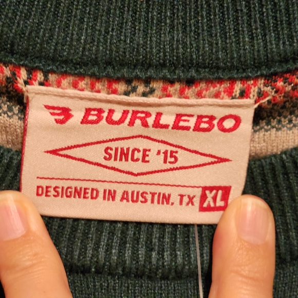 BURLEBO Crewneck Sweater Unisex Size XL Deer Ducks Geese Super Soft - Picture 6 of 16